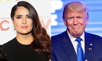 Salma Hayek Suggests Donald Trump Tried to Manipulate Her Into Agreeing on a Date