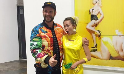 Miley Cyrus and Liam Make a Rare and Cute Public Appearance Together at Pal's Art Show