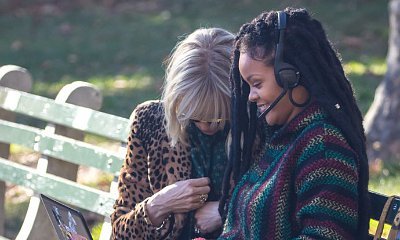 Rihanna Is a Computer Whiz in 'Ocean's Eight' On-Set Pics