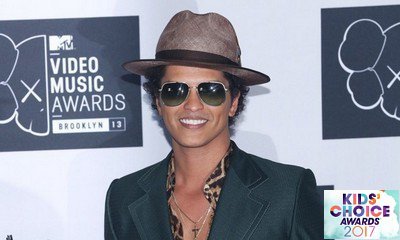 Bruno Mars Dominates 2017 Nickelodeon's Kids' Choice Awards Nominations in Music