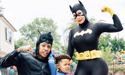 Wiz Khalifa and Amber Rose Are Batman and Batgirl at Son's 4th Birthday Bash