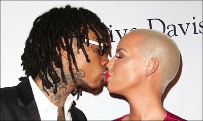 Wiz Khalifa and Amber Rose Make Out at Clive Davis' Pre-Grammy Party