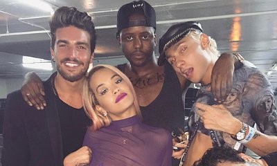 Saucy! Rita Ora Goes Braless as She Flashes Her Nipple Pasties in Sheer Top