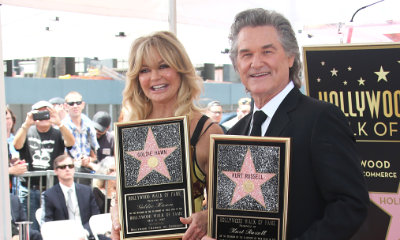 Goldie Hawn and Kurt Russell Receive Stars on Hollywood Walk of Fame in Wedding-Like Ceremony