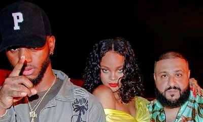 DJ Khaled, Rihanna and Bryson Tiller Film Music Video in Miami - See the On-Set Pics