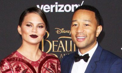 Naked Chrissy Teigen Surprises John Legend With a Cake on Father's Day
