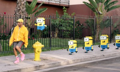 Pharell Premieres Fun Video for 'Yellow Light' Featuring the Minions
