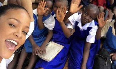 Watch: Rihanna Teaches Children Math in Malawi
