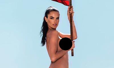Alessandra Ambrosio Goes Naked in Sexy July 4th Photo