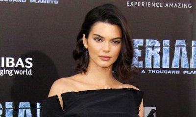 Kendall Jenner Is Almost Topless in Sheer Orange Top