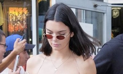 Kendall Jenner Bares Underboob and Abs in Sexy Crop Top