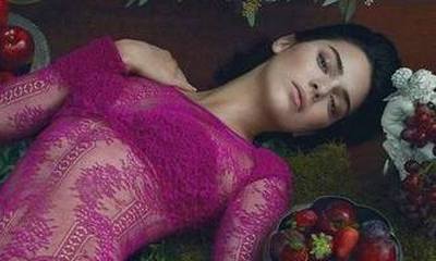 Kendall Jenner Poses in Sheer Lingerie for La Perla