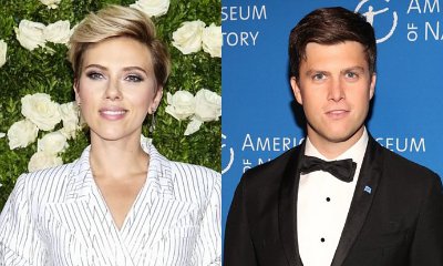 Scarlett Johansson and Colin Jost Spotted Kissing in the Rain During Labor Day Bash