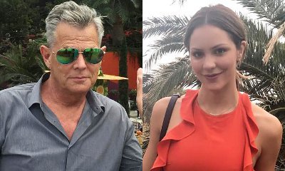 David Foster Gets a Kiss From Katharine McPhee on a Date Despite Claiming They're Just Friends