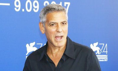 George Clooney Dishes on His Twins, Shows Off Their Photo at 'Suburbicon' After-Party