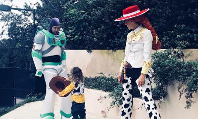 Justin Timberlake and Jessica Biel Dress Up as 'Toy Story' Characters for Halloween