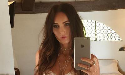 Megan Fox Poses in Revealing Lace Lingerie