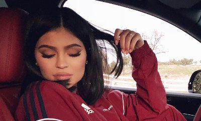 kylie jenner red adidas tracksuit