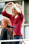 Pics: Taylor Swift Promoting 'Speak Now' on Moving Bus