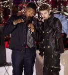 Pictures: Justin Bieber and Usher Light Up Christmas Tree at Rockefeller Center