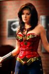 First Photos of Erica Durance Dressing as Wonder Woman on 'Harry's Law'