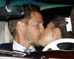 Drew Barrymore and Will Kopelman Pictured Sharing Loving Kiss After Wedding