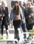 Selena Gomez Wears Crop Top While Filming Adidas Ad