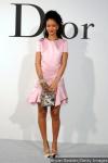 Rihanna Dazzles in a Pink Dress at Dior Cruise Fashion Show