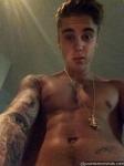 Justin Bieber Shares Almost Naked Selfie