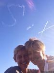 Portia De Rossi Surprises Ellen DeGeneres With Message in the Sky for Wedding Anniversary