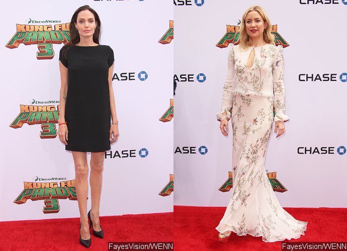 Angelina Jolie Dresses Modestly, Kate Hudson Looks Gorgeous at 'Kung Fu Panda 3' World Premiere
