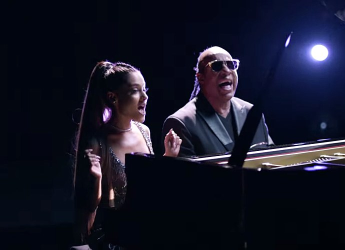 Ariana Grande And Stevie Wonder Joined By Sing Animated