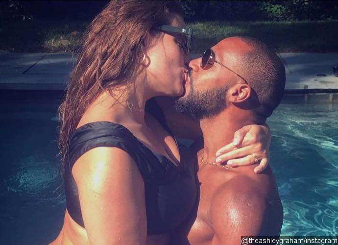 Bikini-Clad Ashley Graham Kissing Her Hubby in the Pool Will Give You Major Relationship Goals!