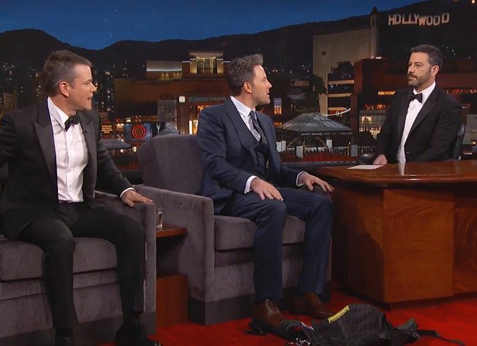 Watch Ben Affleck Sneak Matt Damon Onto 'Jimmy Kimmel Live!' Post-Oscars Special in His Suit
