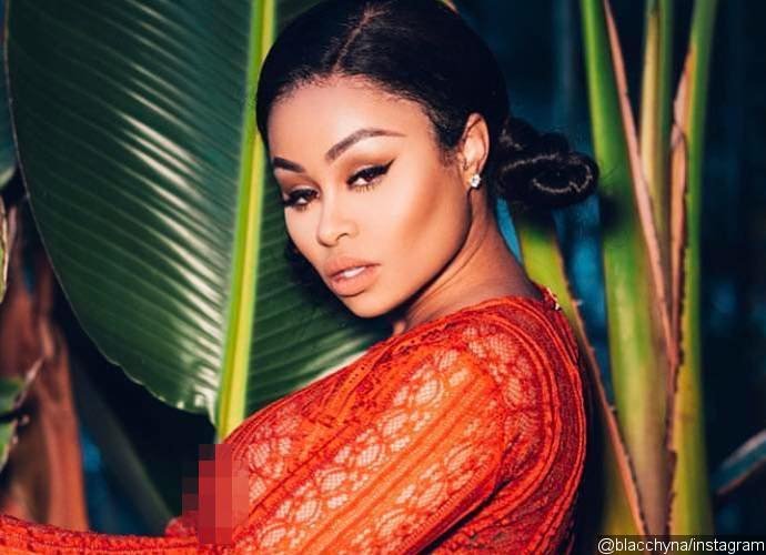 Racy! Blac Chyna Flashes Nipples and Bodacious Bum in See-Through Outfit
