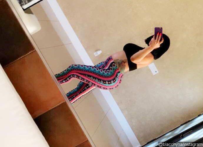 Blac Chyna's Baby Bump Is Growing! Model Bares Belly in Black Sports Bra