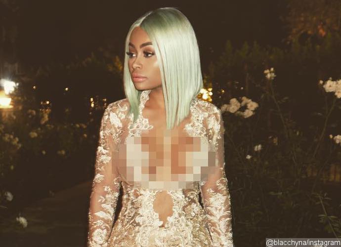 Braless Blac Chyna Flaunts Her Boobs in Sheer Lace Outfit - See Racy Pics