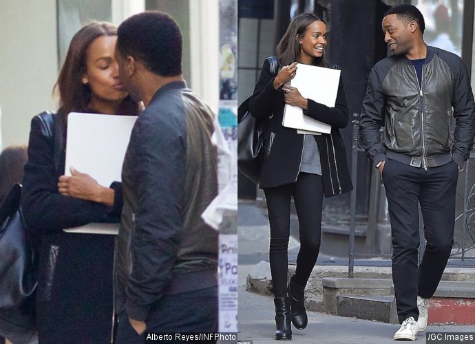 Chiwetel Ejiofor Snapped Kissing Mystery Female Companion