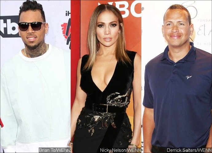Chris Brown Likes J.Lo's Pic - Is Alex Rodriguez Jealous?