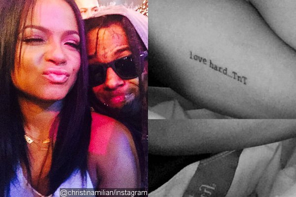 Christina Milian got a tattoo dedicated to Lil Wayne  55 Hip Hop tattoos   Capital XTRA