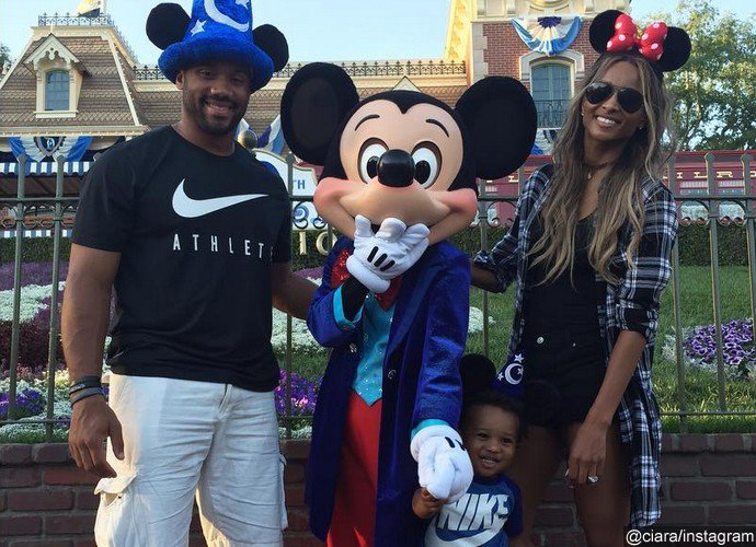 Ciara Hits Disneyland With Russell Wilson and Son Future Jr.