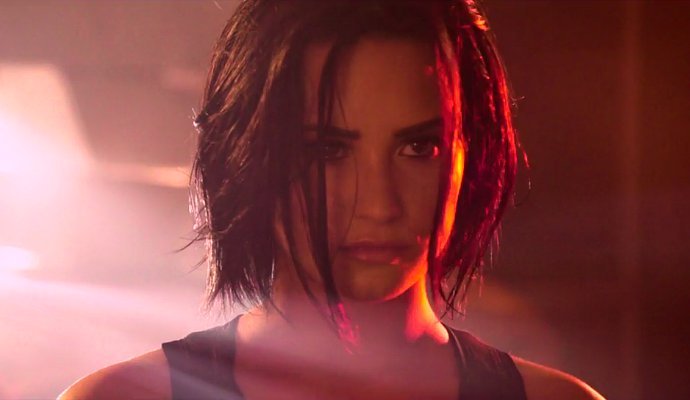 Demi Lovato Previews Action-Packed 'Confident' Music Video