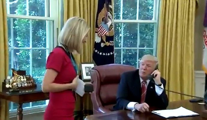 Donald Trump Stops A Call With The Irish Pm To Compliment Female