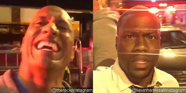 Dwayne Johnson and Kevin Hart 'Fight' While Fire Department Shuts Down Movie Set