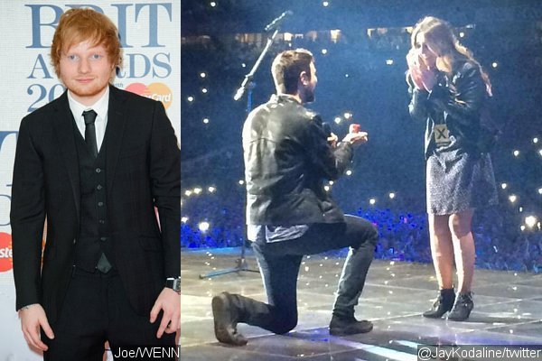 Ed Sheeran Helps Kodaline's Jason Boland Get Engaged Onstage
