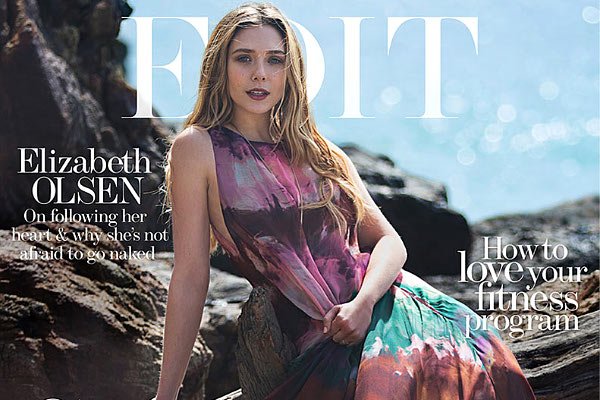 Elizabeth Olsen Sparkles on The Edit's Cover, Talks About Nudity