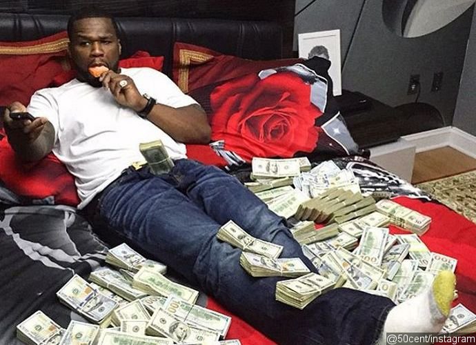 50 Cent to Bankruptcy Judge: Stacks of Cash on Instagram Photos Were Fake