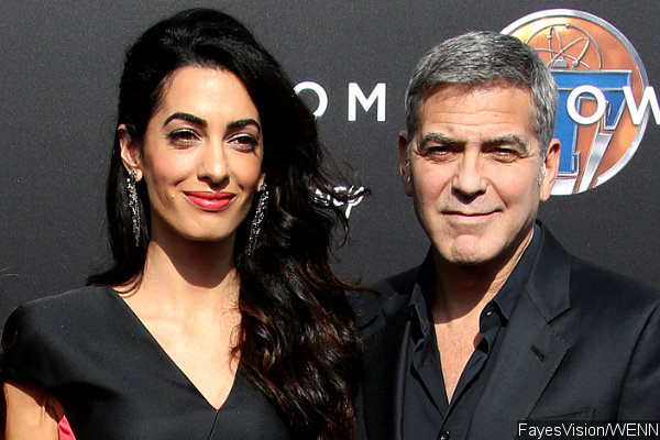 George Clooney and Amal Alamuddin Attend 'Tomorrowland' Premiere