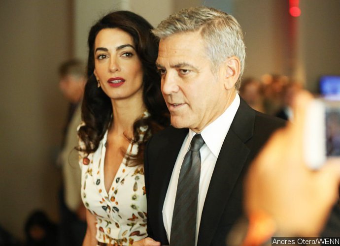 Is George Clooney's Wife Amal Pregnant? See a Hint of Her Tiny Baby Bump