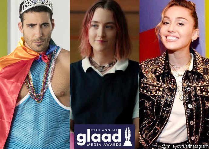 GLAAD Media Awards 2018: 'Sense8', 'Lady Bird' and Miley Cyrus Are Among  Nominees